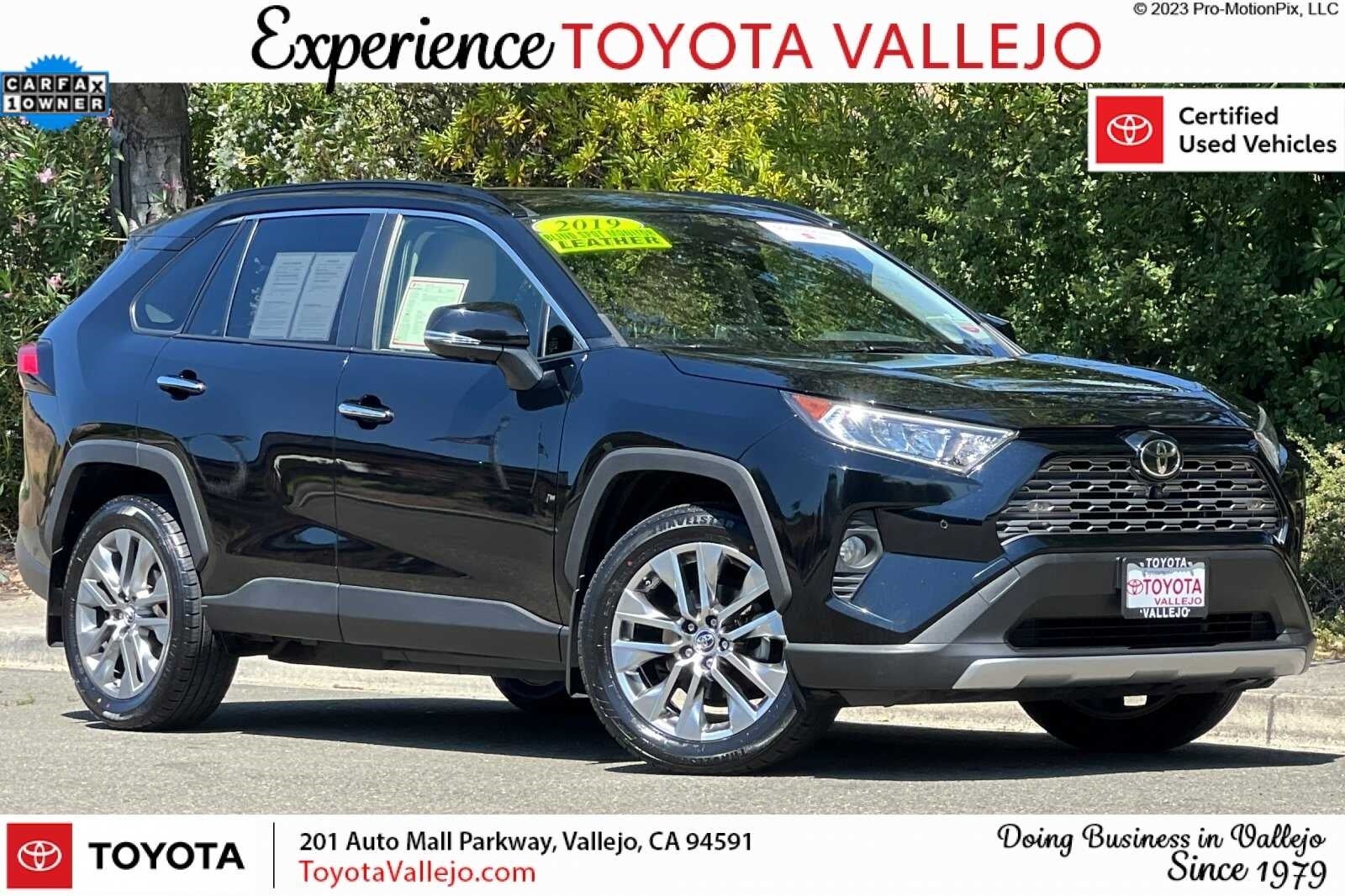 Used 2019 Toyota RAV4 Limited with VIN JTMY1RFV2KD516167 for sale in Vallejo, CA